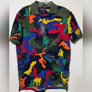 Polo Ralph Lauren All-Over Camo Polo Shirt | Multicolor | Classic Fit